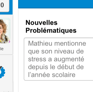 Aperçu des dossiers médicaux électroniques (DME) de GOrendezvous tels qu'utilisés par les psychologues