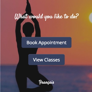 GOrendezvous booking appointment window for yoga