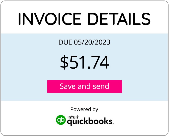 A popup offering a GOrendezvous user the option to send their GOrendezvous invoice details to their QuickBooks account