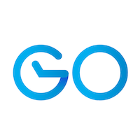 Logo GOrendezvous sur un fond blanc
